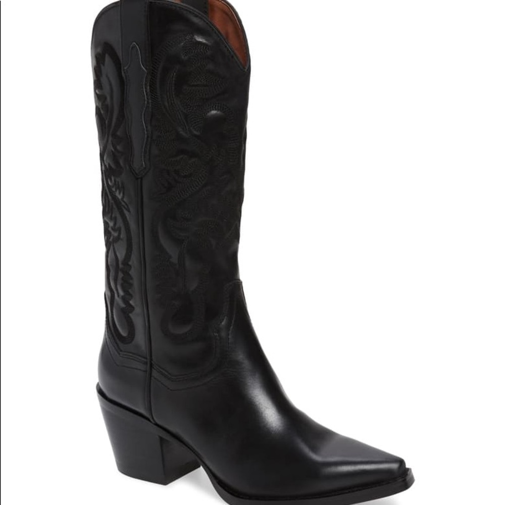 Jeffrey Campbell Dagget Cowboy Boots-Size M